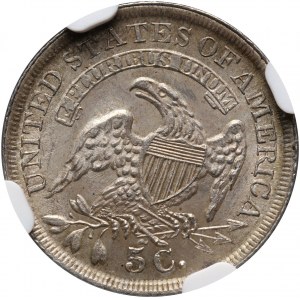 USA, 5 Cents (1/2 Dime) 1836, Philadelphia, Capped Bust, Large 5C