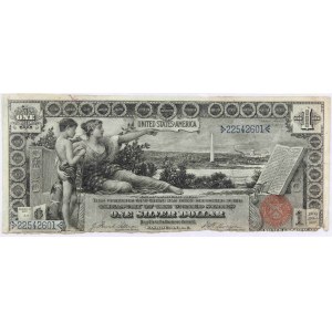 USA, 1 Dollar 1896, Silver Certificate