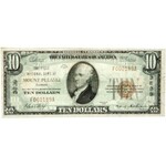 Stany Zjednoczone Ameryki, National Currency, Illinois, First National Bank of Mount Pulaski, 10 dolarów 1929