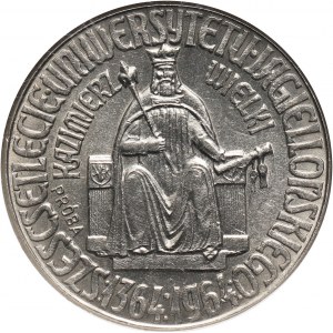 PRL, 10 złotych 1964, Kazimierz Wielki, PRÓBA, nikiel