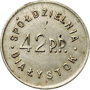 Białystok, 1 złoty, Spółdzielnia 42 Pułku Piechoty