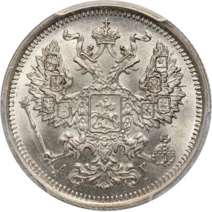 Russia, Alexander III, 20 Kopecks 1891 СПБ АГ, St. Petersburg