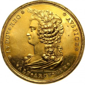 Mexico, Charles IV and Maria Luisa, Proclamation medal for the Archbishopric of Mexico, 1789
