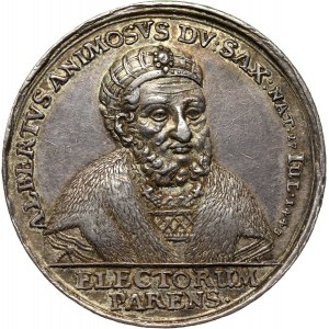 August II Mocny, medal z 1696 roku, narodziny Augusta III
