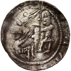 Władysław II Wygnaniec 1138-1146, denar, orzeł chwytający zająca