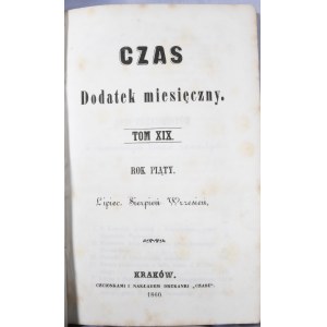 Czas, R. V, T. XIX, 1860