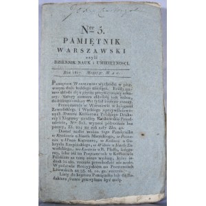 Pamiętnik Warszawski, R. III, T. VIII, nr 5, 1817