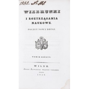 Wizerunki i roztrząsania naukowe, 1839, cz. 6