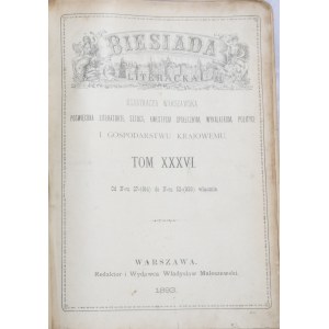 Biesiada Literacka, 1893, T. XXXVI
