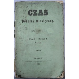 Czas, R. I, Z. 1, 1856