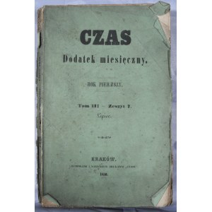 Czas, R. I, Z. 7, 1856