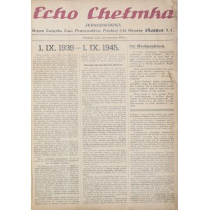 Echo Chełmka, R. I-II 1945-1946