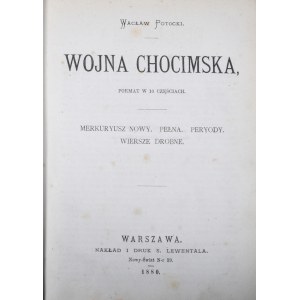 Potocki Wacław - Wojna chocimska,