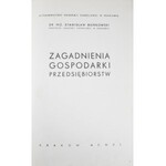 Bieńkowski Stanisław - Zagadnienia gospodarki przedsiębiorstw.
