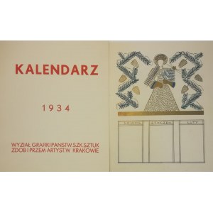Jahoda Zofia - Pierwsza wersja kalendarza na 1934 r.