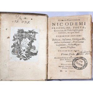 Frischlin Nicodem - Operum poeticorum Nicodemi Frischlini