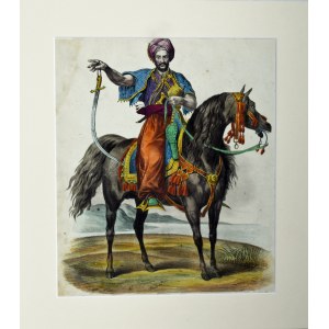 Vernet Karol, Mameluk na koniu z wyciągniętym mieczem