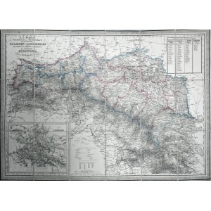 Galizien und Lodomerien mit Auschwitz, Zator und Krakau, 1851
