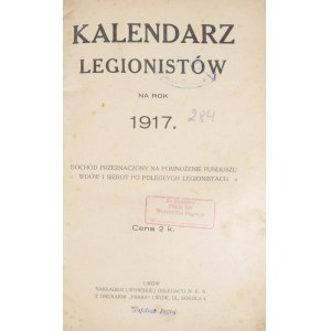Kalendarz Legionistów na rok 1917.