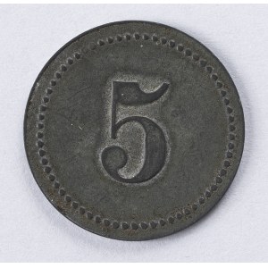 Moneta Obozowa Jeniecka 5 Fenigów