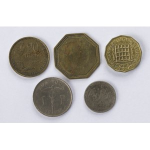 Monety Europejskie Obiegowe I Inne - 63 Sztuki