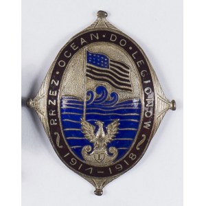 Odznaka Pamiątkowa Przez Ocean Do Legionów 1914-1918