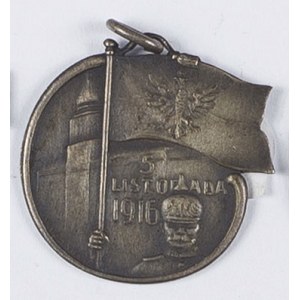 Medalik Pamiątkowy/patriotyczny 5 Listopada 1916