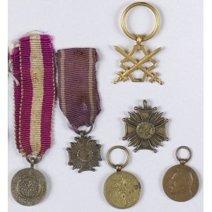 Zestaw 5 Miniaturek Odznaczeń - Medal Za Długoletnią Służbę