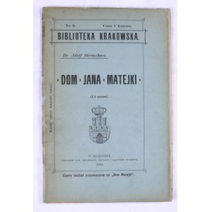 Biblioteka Krakowska nr 9 Sternschuss Adolf - Dom Jana Matejki