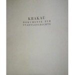 Cracoviana - KRAKAU. Dokumente zur Stadtgeschichte. 1942