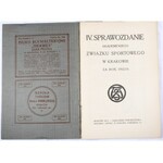 Cracoviana - IV. Sprawozdanie Akademickiego Związku Sportowego w Krakowie za rok 1912/13.