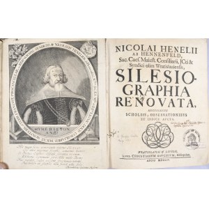 HENELL [Henelius] ab Hennenfeld Nicolai - Silesiografia renovata, necessariis scholiis, observationibus et indice aucta, 1704