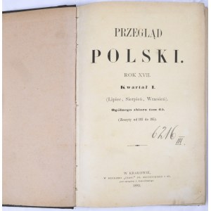 Przegląd Polski 1882, R. XVII
