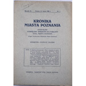 Kronika Miasta Poznania 1928, R. VI