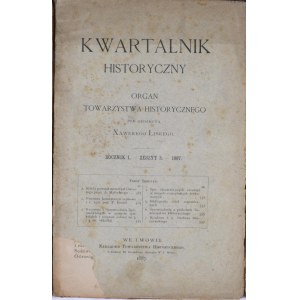 Kwartalnik Historyczny 1887, R. I, Z. 3