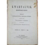Kwartalnik Historyczny 1899, R. XIII, Z. 3-4