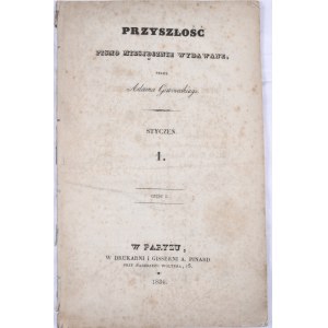 Przyszłość, Paryż, 1834, styczeń, nr 1, cz. 1