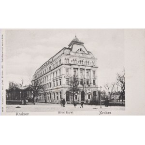 Kraków - Hotel Royal, przed 1905, długi adres