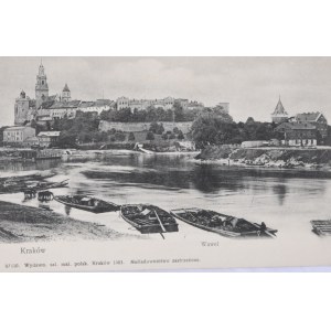 Kraków - Wawel, przed 1905, długi adres