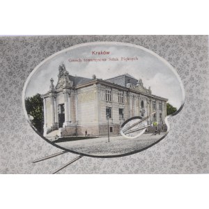 Kraków - Gmach Towarzystwa Sztuk Pięknych, przed 1905, długi adres