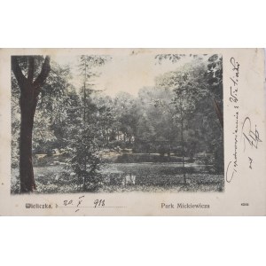 Wieliczka - Park Mickiewicza, przed 1905, długi adres