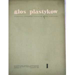 Głos plastyków, czasopismo ilustrowane poświęcone sztuce plastycznej. R. VI, 1938