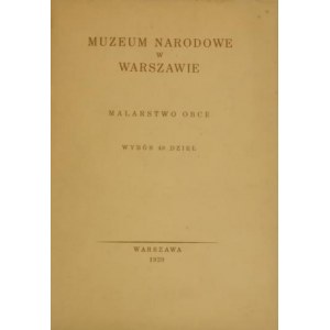 Katalog wystawy - Muzeum Narodowe w Warszawie. Malarstwo obce.