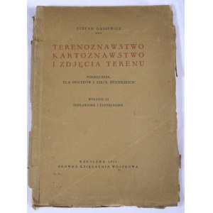 MON Gąsiewicz Stefan - Terenoznawstwo, kartoznawstwo i zdjęcia terenu. Warszawa 1931
