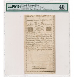 10 złotych 1794 - D - PMG 40