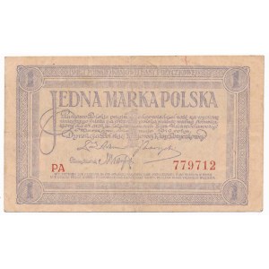 1 marka 1919 - PA - pierwsza seria