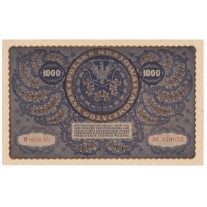 1.000 marek 1919 - III Serja AL - szeroka numeracja