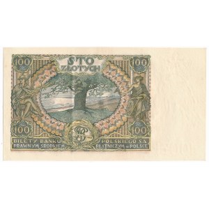 100 złotych 1932 Ser. AS - bez dodatkowych znaków wodnych