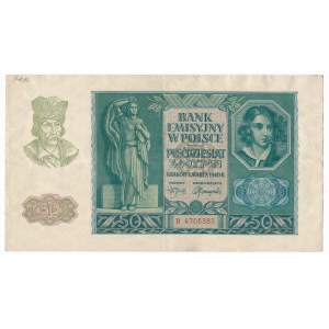 50 złotych 1940 - B -