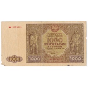 1.000 złotych 1946 - Wb z kropką